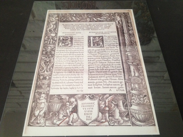 Erasmus' Greek & Latin New Testament - Click Image to Close